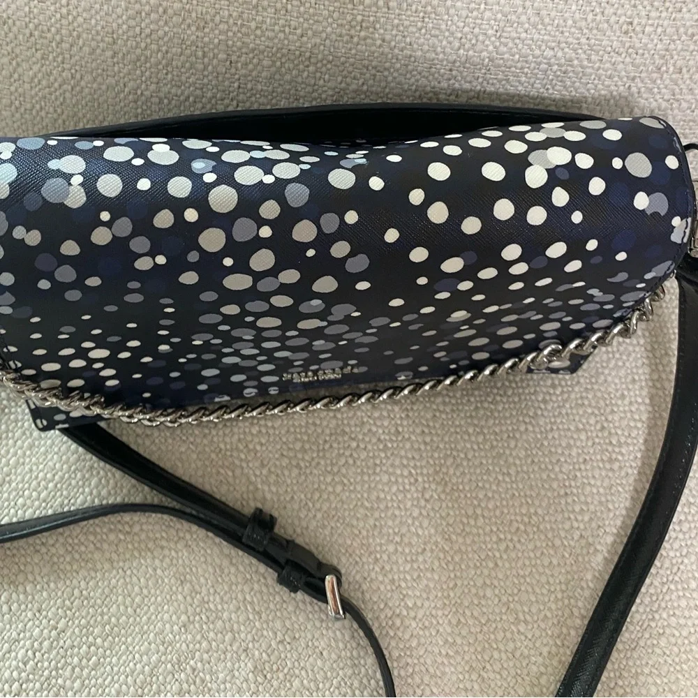 Kate Spade Cameron  Black and White Gray & Blue Crossbody Bag - Picture 4 of 16